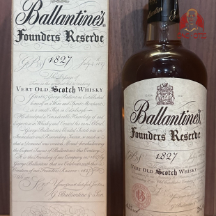 BALLANTINES 1827 FOUNDERS RESERVE - 43 VOL