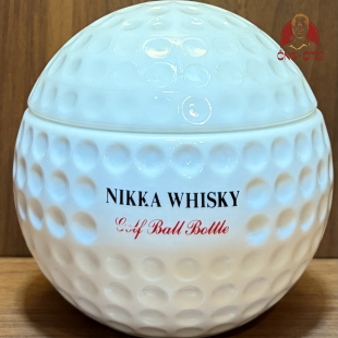 NIKKA WHISKY GOLF BALL BOTTLE - 43 VOL