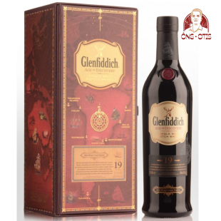 GLENFIDDICH 19 NĂM AGE OF DISCOVERY RED WINE CASK FINISH – 40 VOL