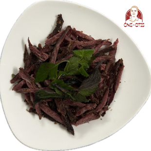 - TRÂU GÁC BẾP CHẦM CHÉO (SMOKED BUFFALO MEAT)